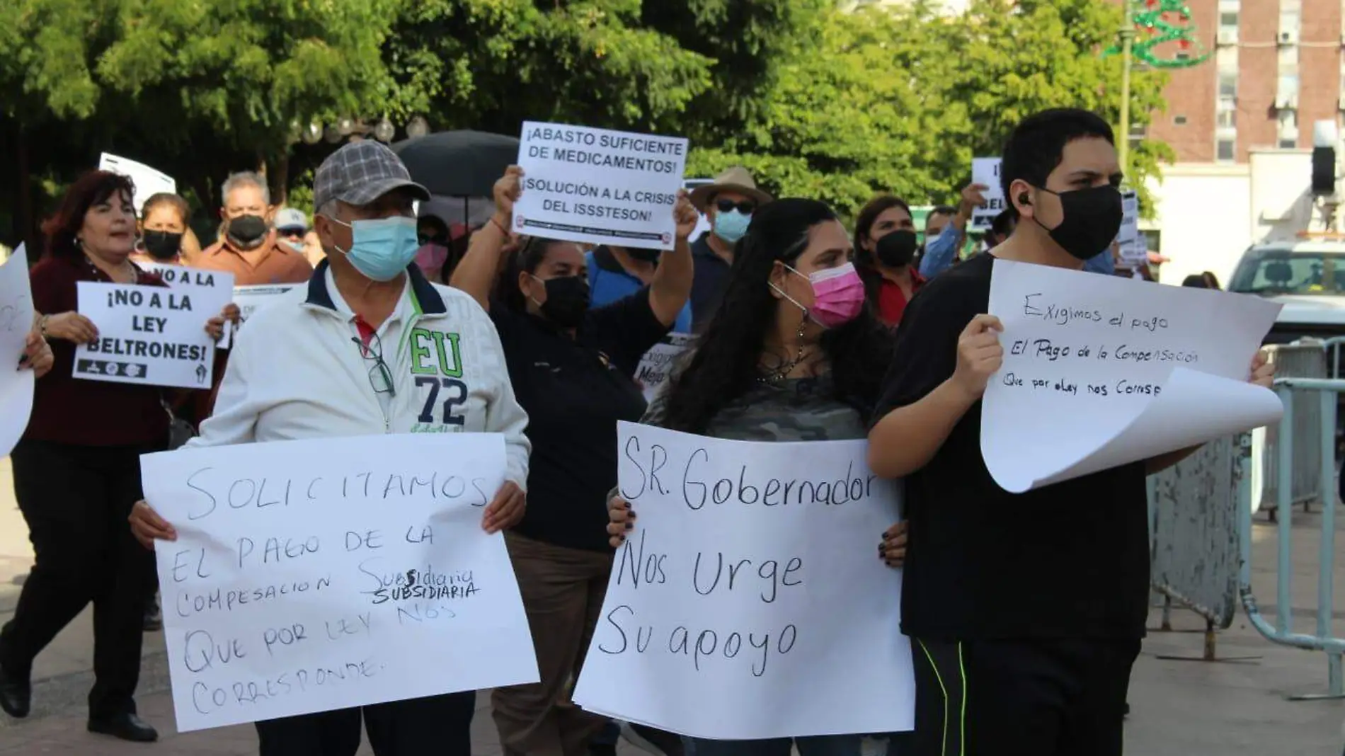 protesta viudas